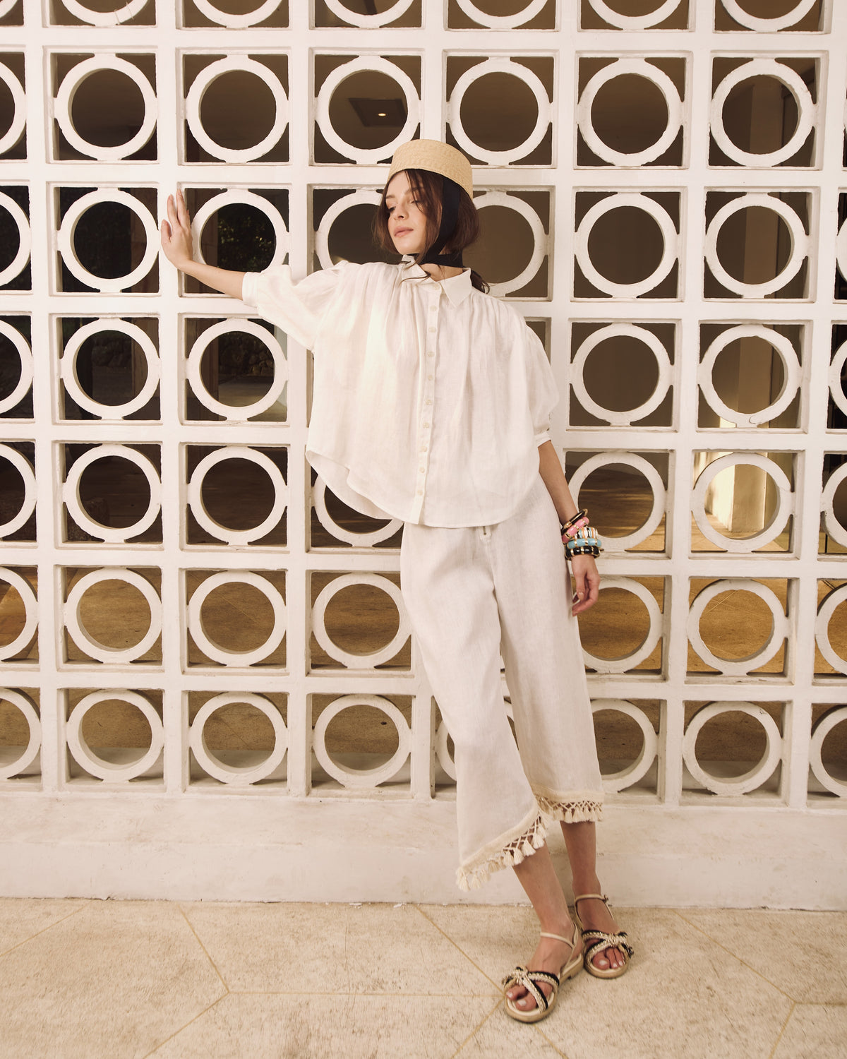 Calça Sheila Off-White